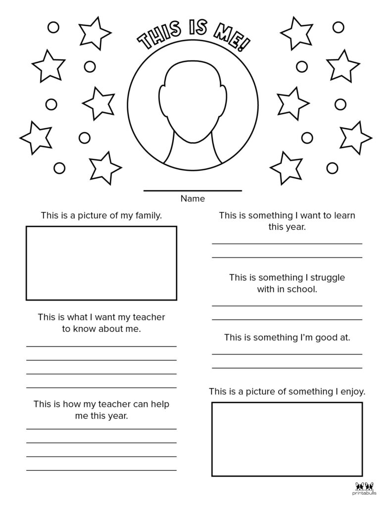 Printable All About Me Worksheet-Page 13