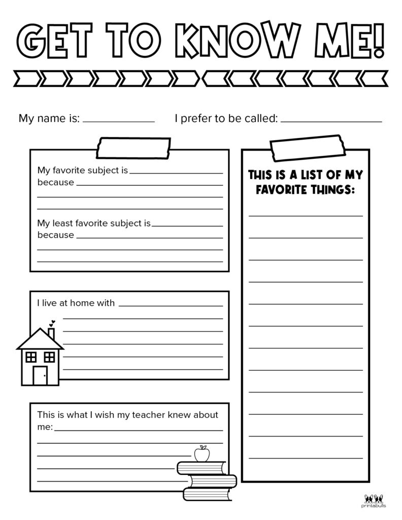 Printable All About Me Worksheet-Page 9