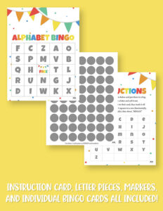 Alphabet Bingo Printables - 12 Sets - ALL FREE | Printabulls