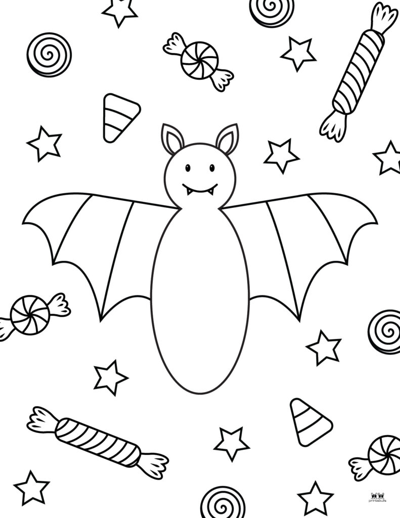 Printable Bat Coloring Page_Page 11