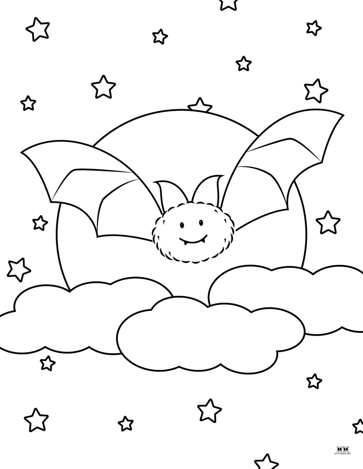 Bat Templates & Coloring Pages - 53 FREE Printables | Printabulls