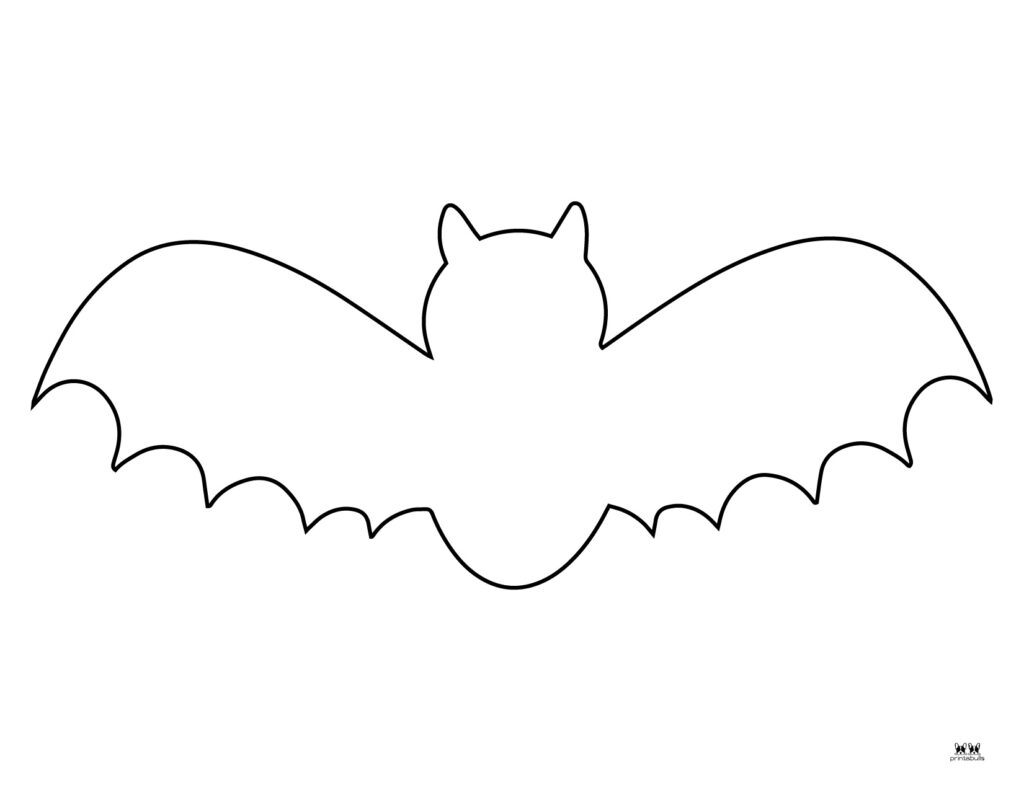 Bat Templates Coloring Pages 53 FREE Printables PrintaBulk