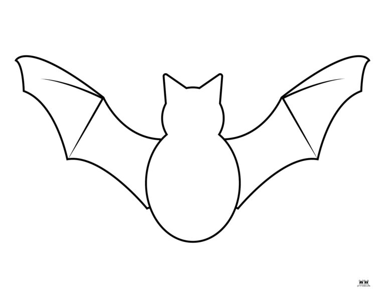 Bat Templates & Coloring Pages - 53 FREE Printables | Printabulls