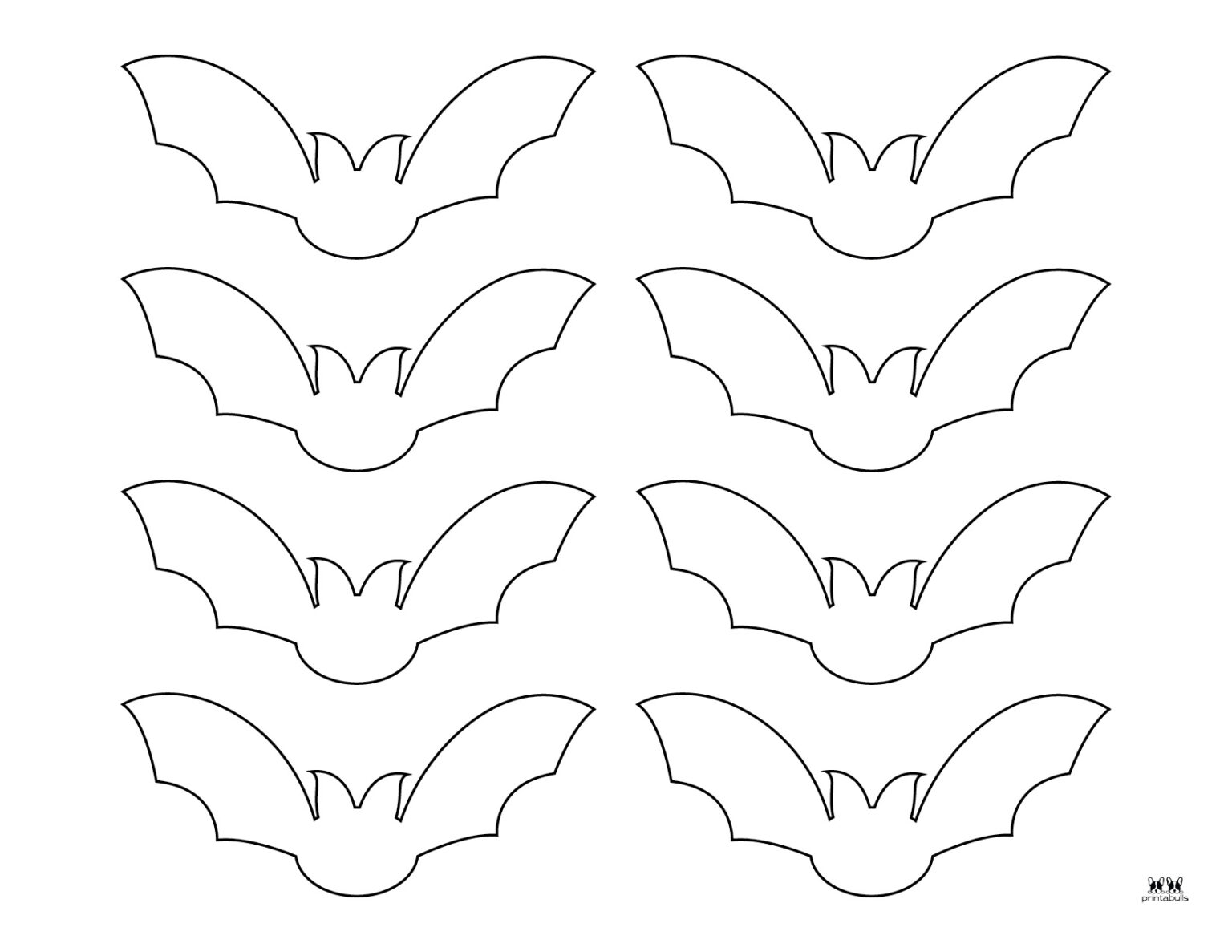 Bat Templates & Coloring Pages - 53 Free Printables 