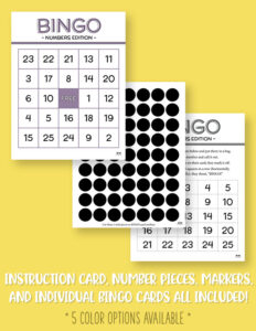 Number Bingo - FREE Printable Bingo Cards & Sets | Printabulls