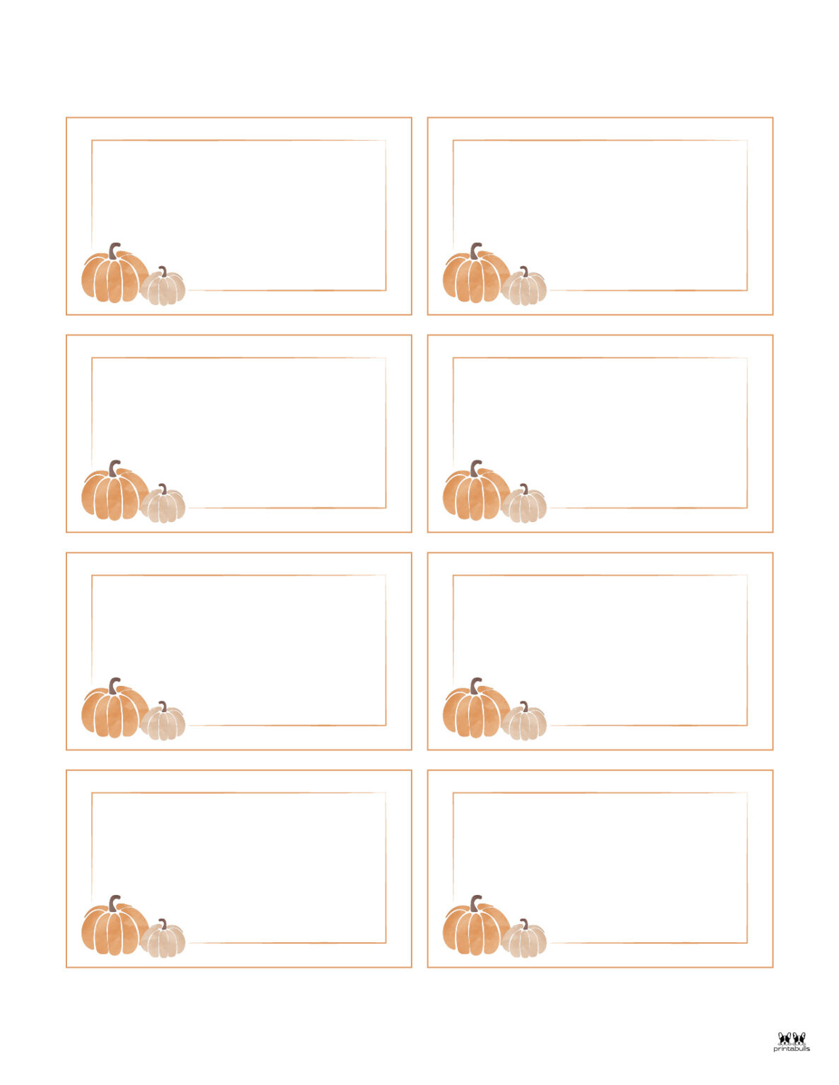 Thanksgiving Place Cards 15 FREE Printable Sets Printabulls