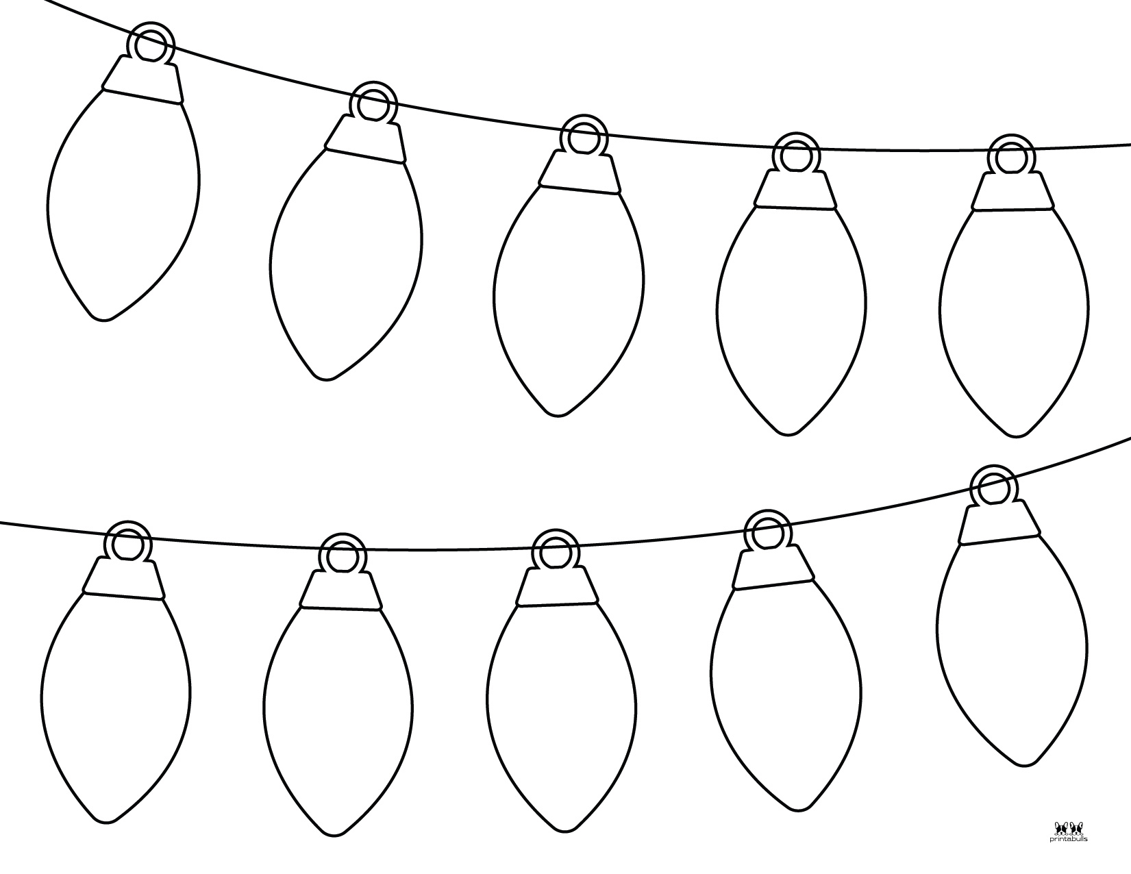 Christmas Light Templates 25 FREE Printable Pages Printabulls