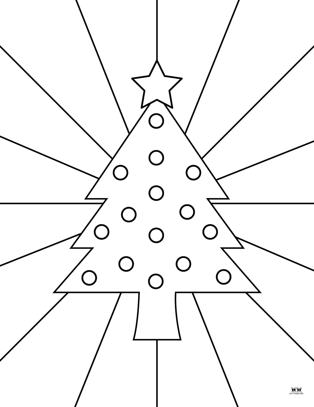 Christmas Tree Coloring Pages And Templates 22 Free Printables Printabulls 6742