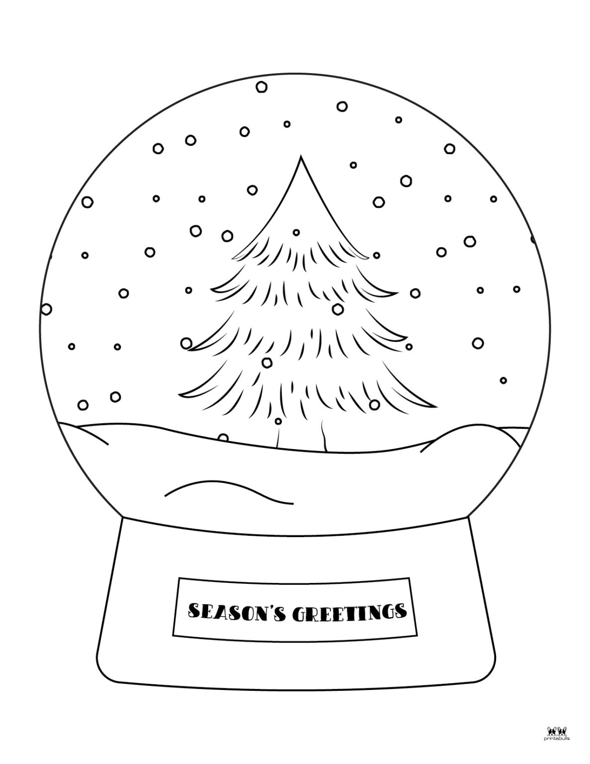 Christmas Tree Coloring Pages & Templates - 22 FREE Printables ...