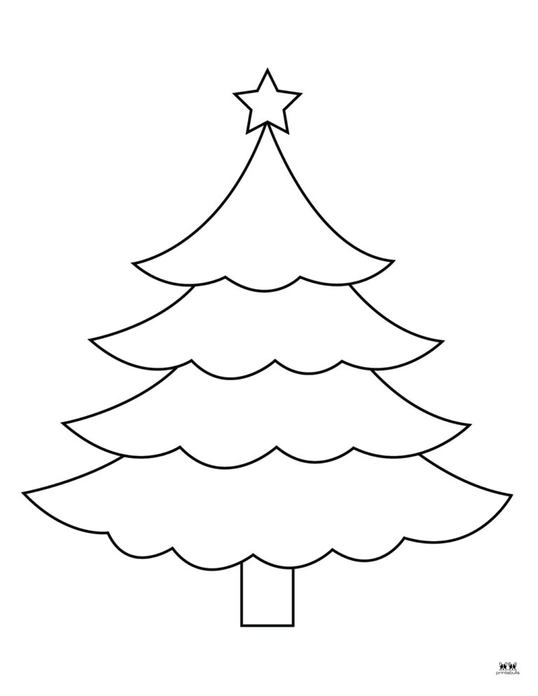 Christmas Tree Coloring Pages & Templates 22 FREE Printables