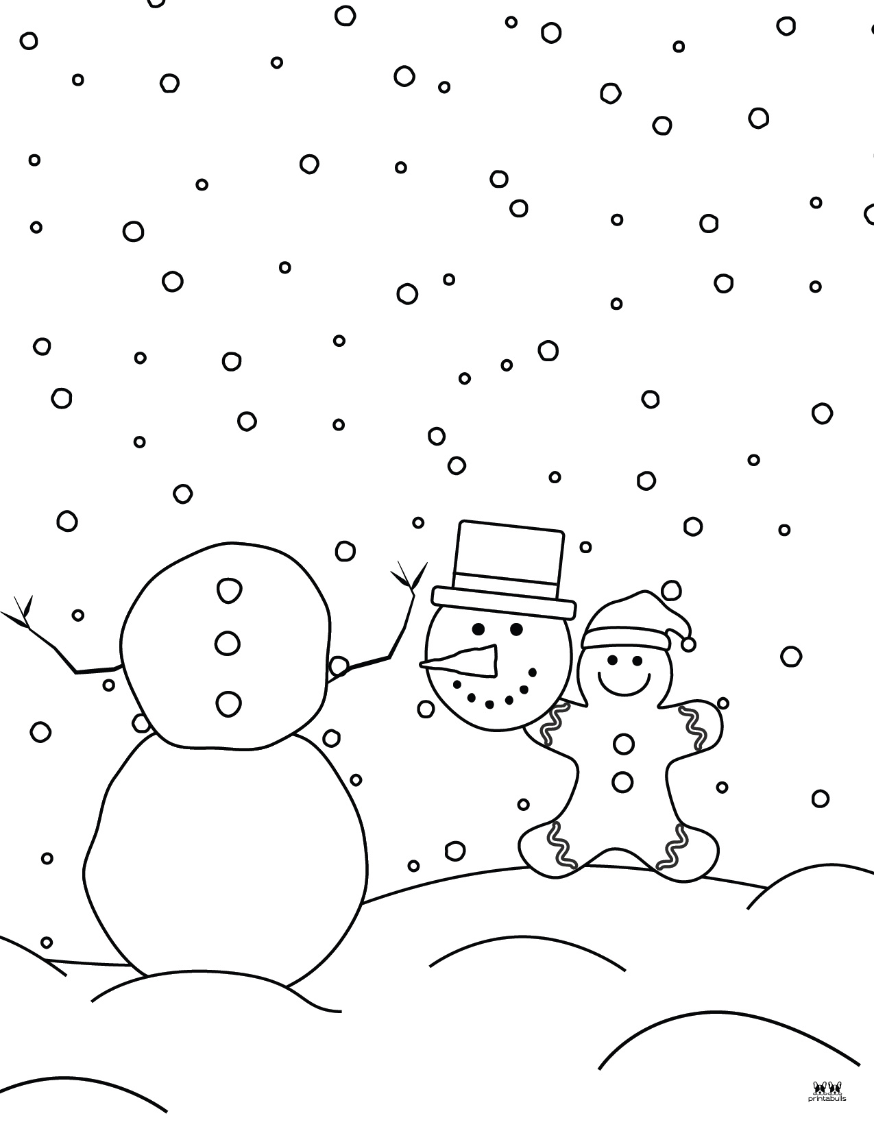 Gingerbread Man Coloring Pages - 20 FREE Printables - PrintaBulk