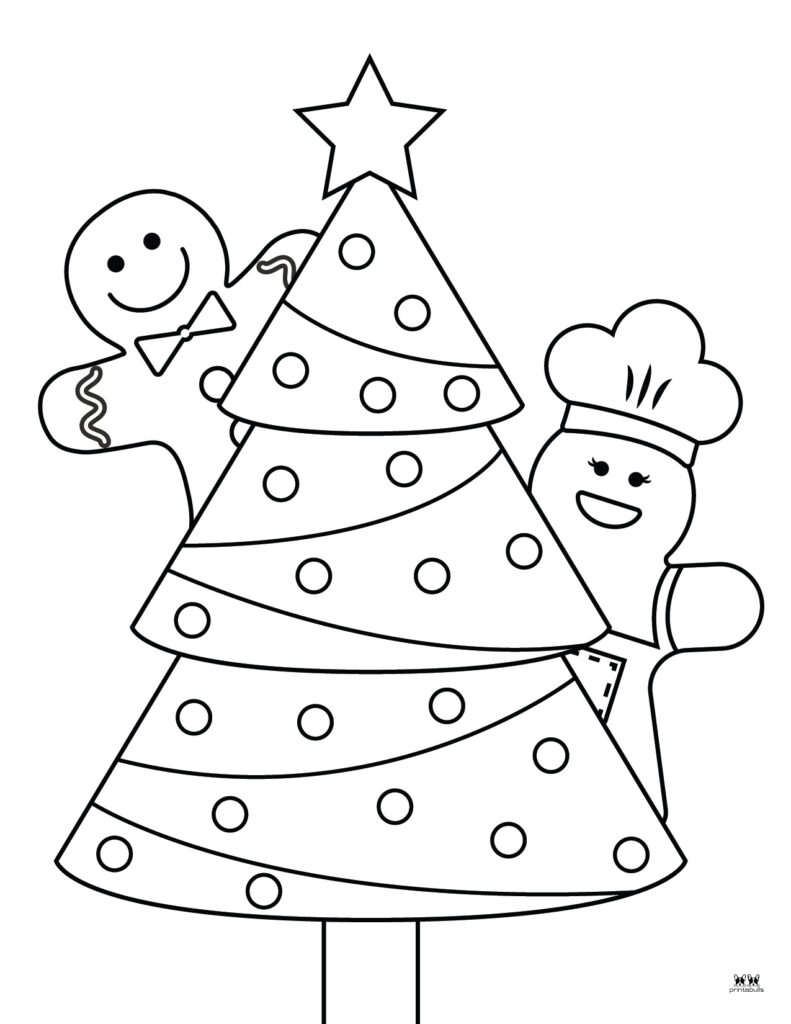 Printable Gingerbread Coloring Page-Page 4