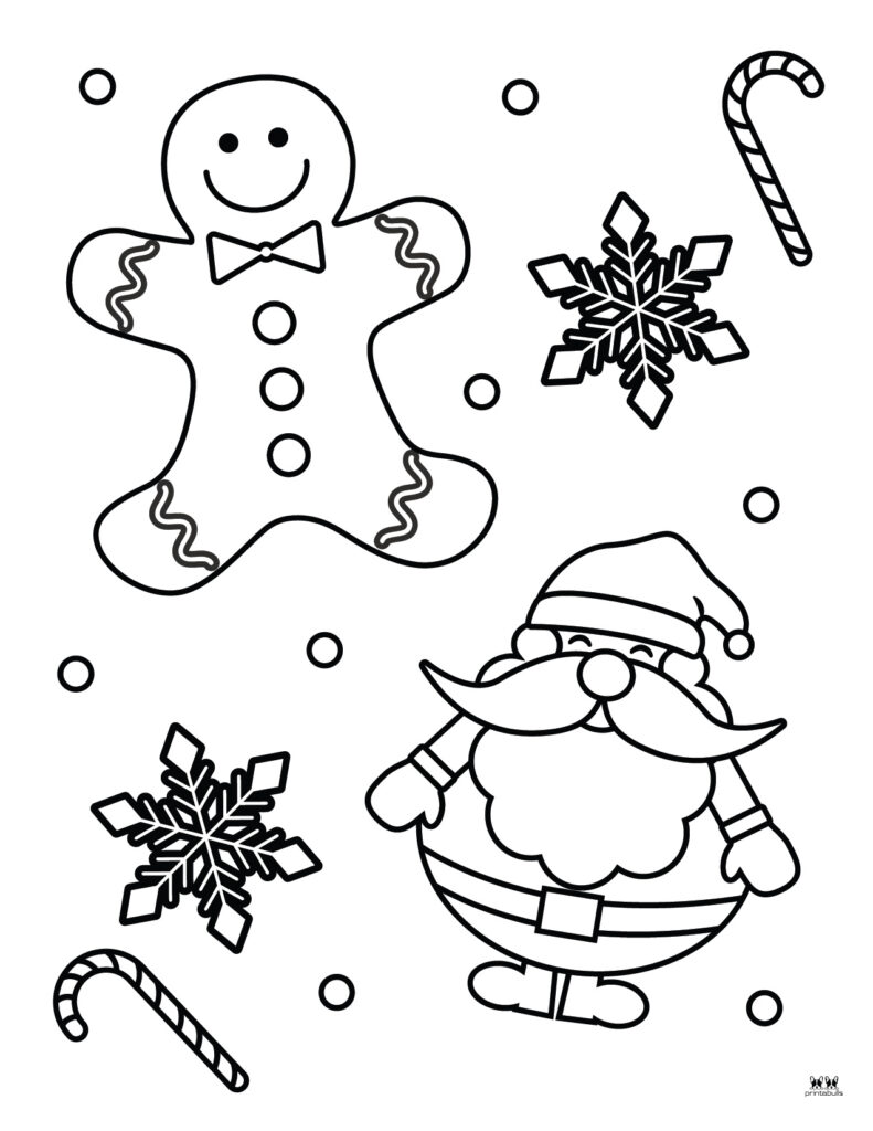 christmas coloring pages gingerbread man