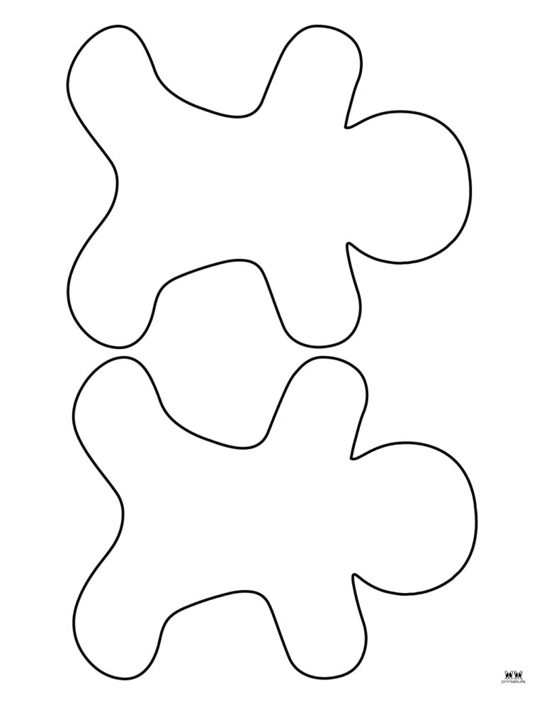 Gingerbread Man Coloring Pages - 20 FREE Printables | Printabulls