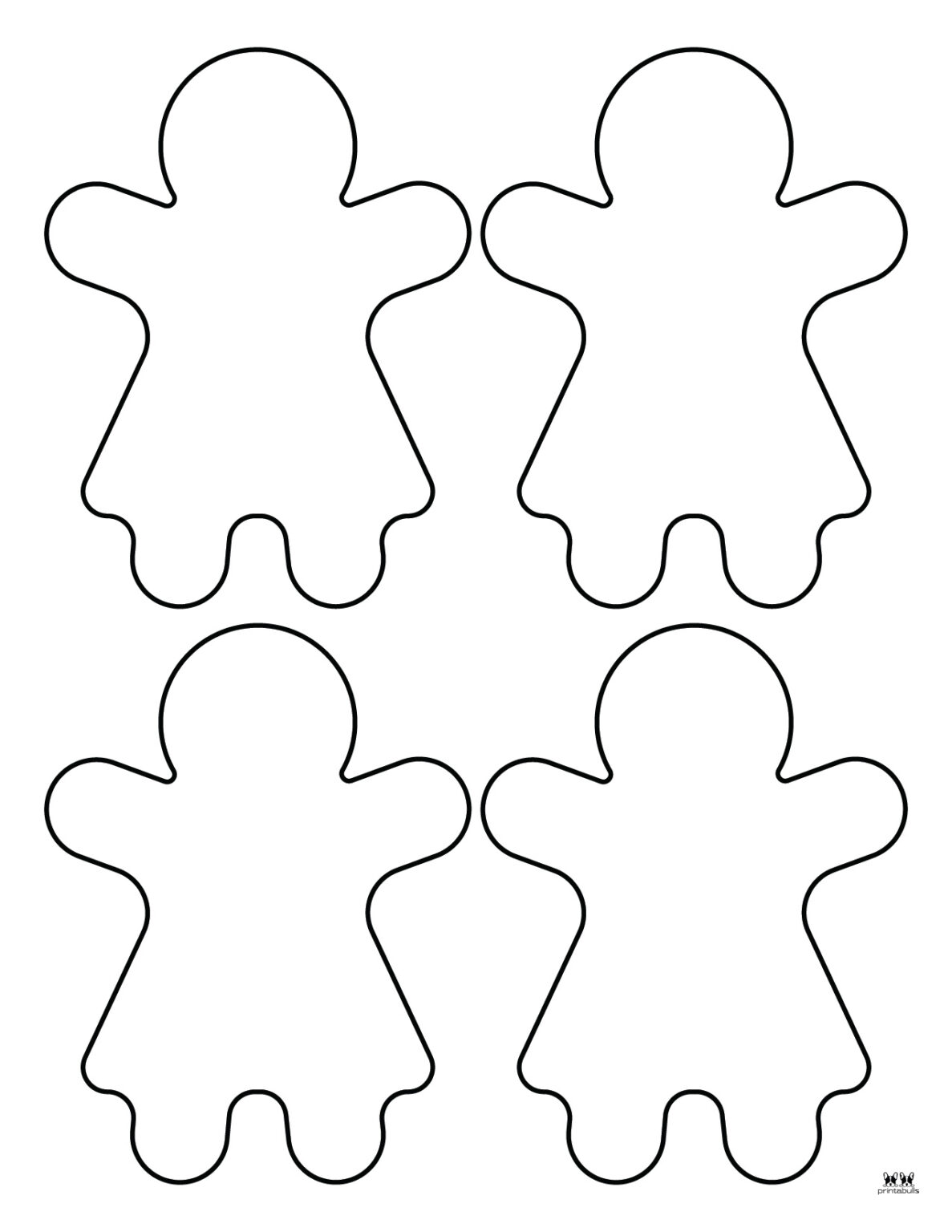 Gingerbread Man Coloring Pages 20 FREE Printables Printabulls