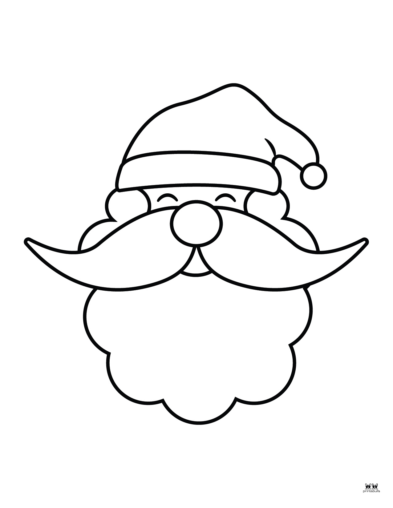 Santa Coloring Pages - 20 FREE Printable Pages | Printabulls