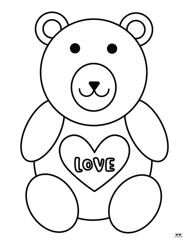 Love & I Love You Coloring Pages - FREE Printables | Printabulls