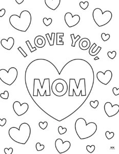 Love & I Love You Coloring Pages - FREE Printables | Printabulls