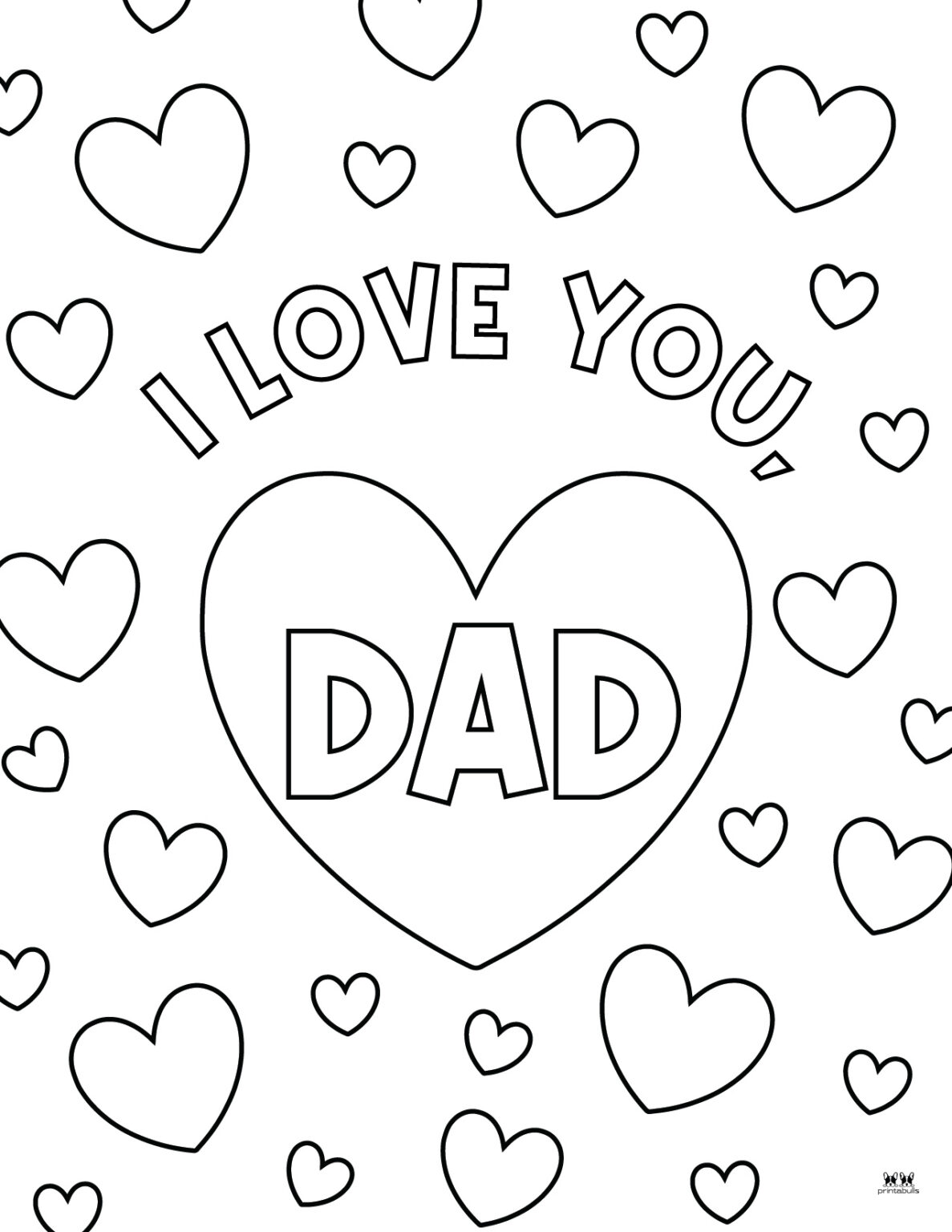 Love & I Love You Coloring Pages - Free Printables 