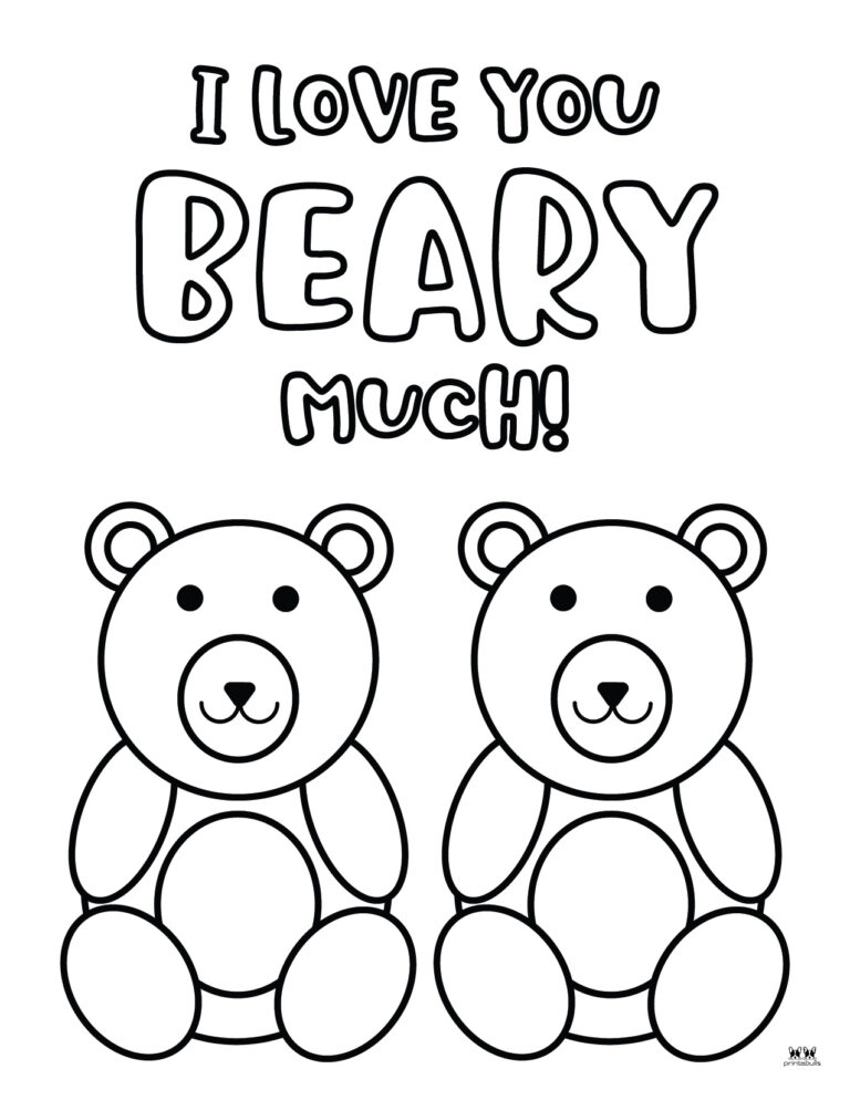 Love & I Love You Coloring Pages - FREE Printables | Printabulls