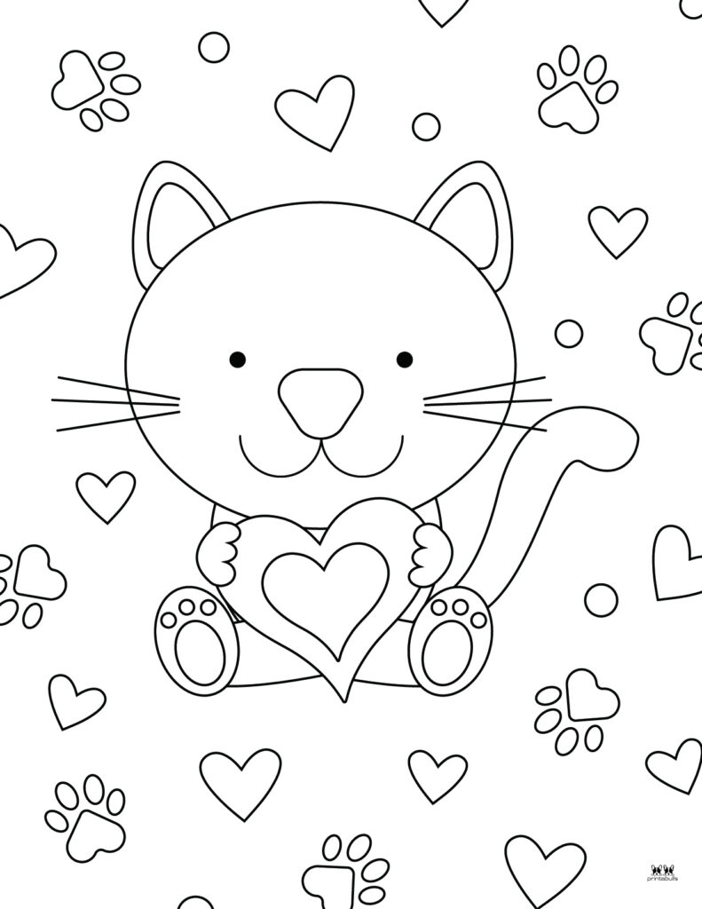 Valentine's Day Coloring Pages - 28 FREE Printables - PrintaBulk