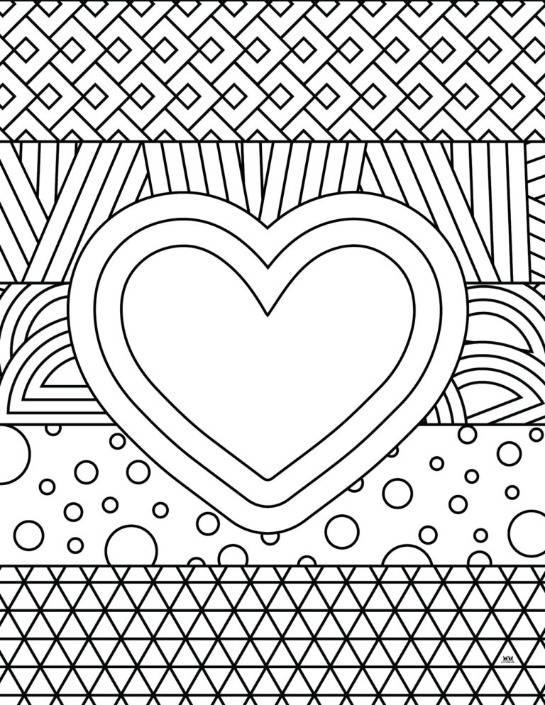 Valentine's Day Coloring Pages - 28 FREE Printables | Printabulls