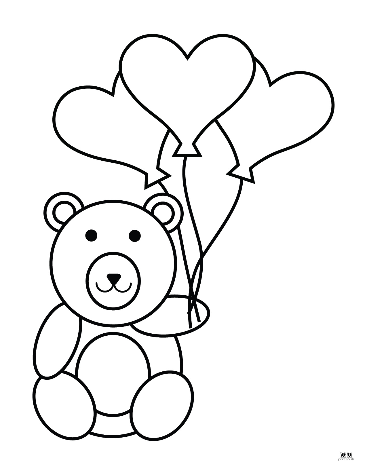 Valentine's Day Coloring Pages - 100 FREE Printables | Printabulls