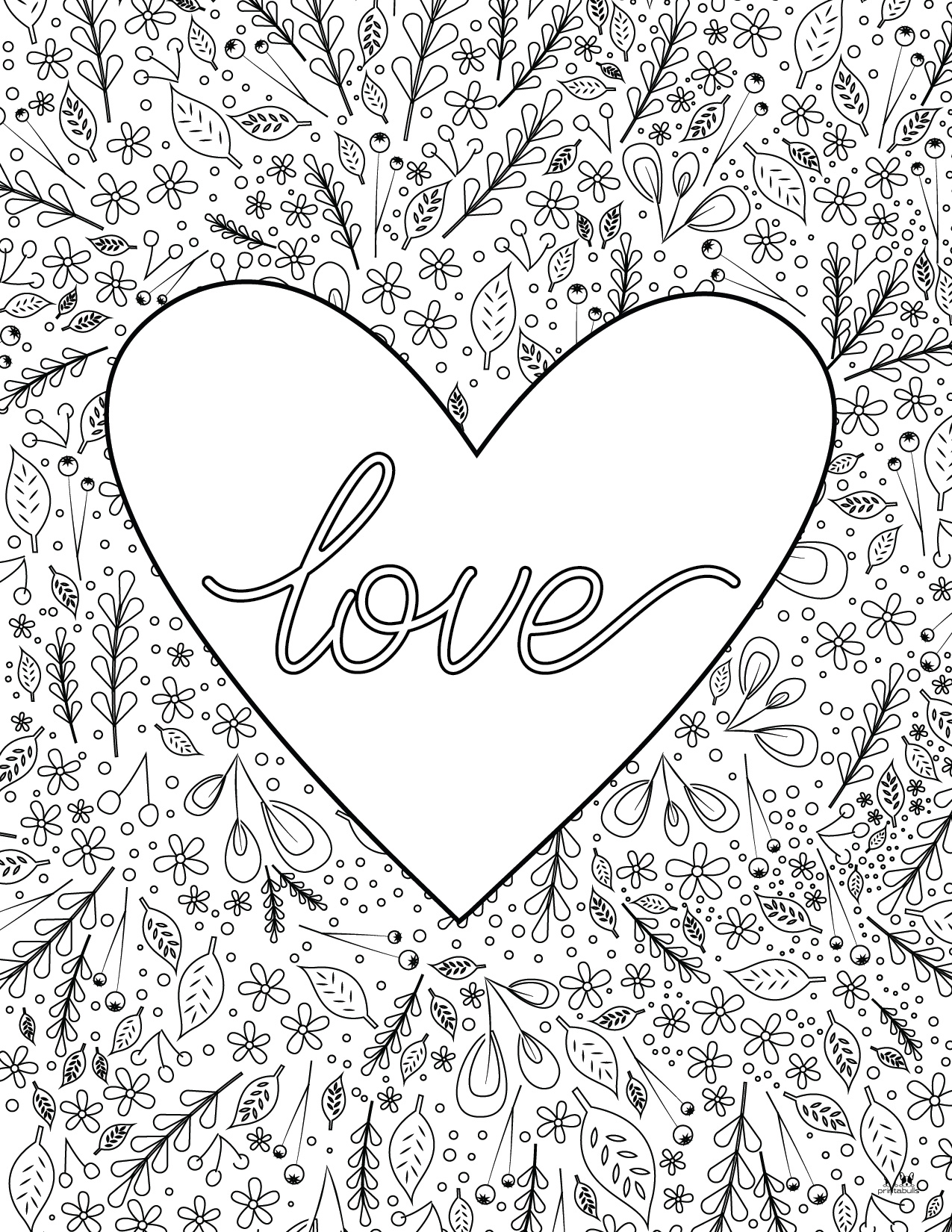 Valentine's Day Coloring Pages - 28 FREE Printables | Printabulls