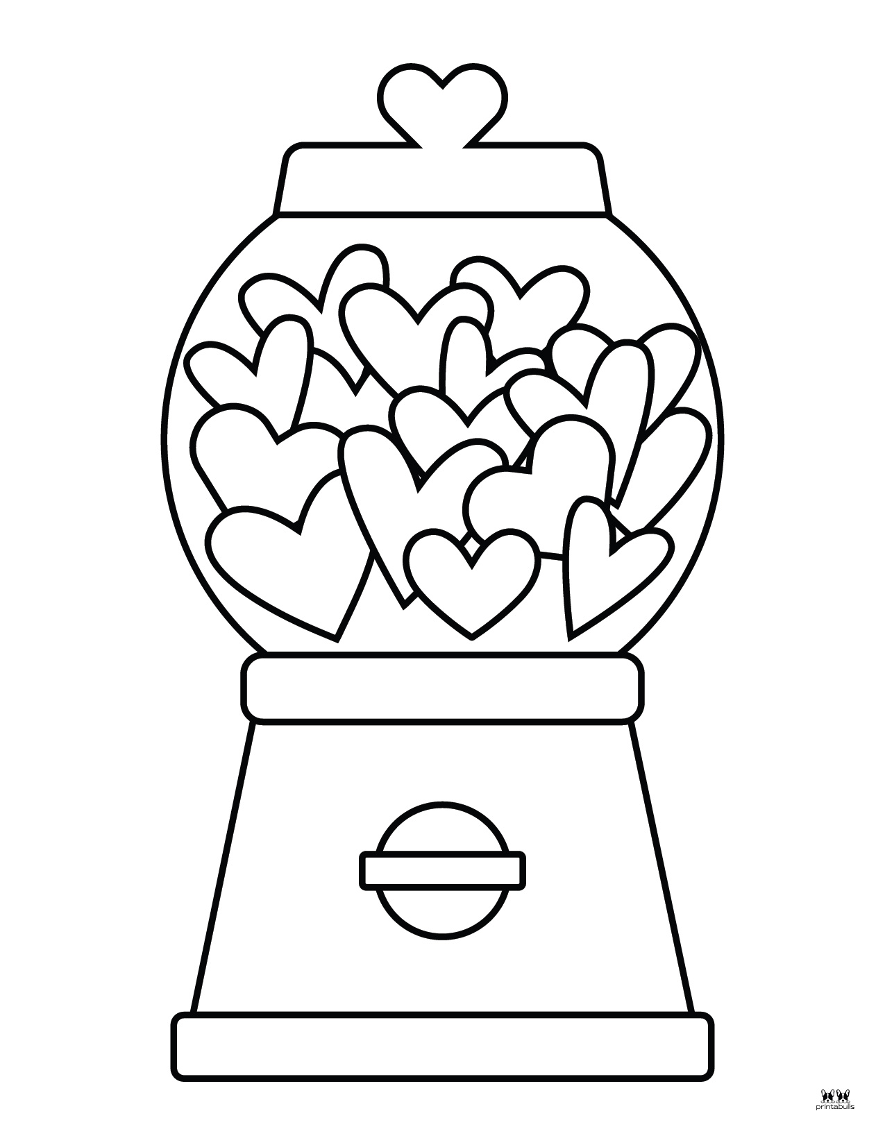 Valentine's Day Coloring Pages - 100 FREE Printables | Printabulls