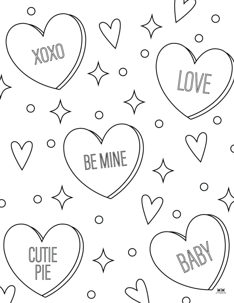 Valentine's Day Coloring Pages - 28 FREE Printables - PrintaBulk