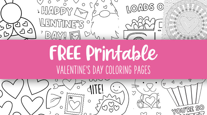 Color by Number Valentine Pages (free printable) - The Activity Mom
