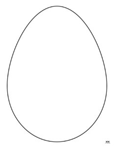 Easter Egg Templates & Coloring Pages - 129 FREE Pages | Printabulls