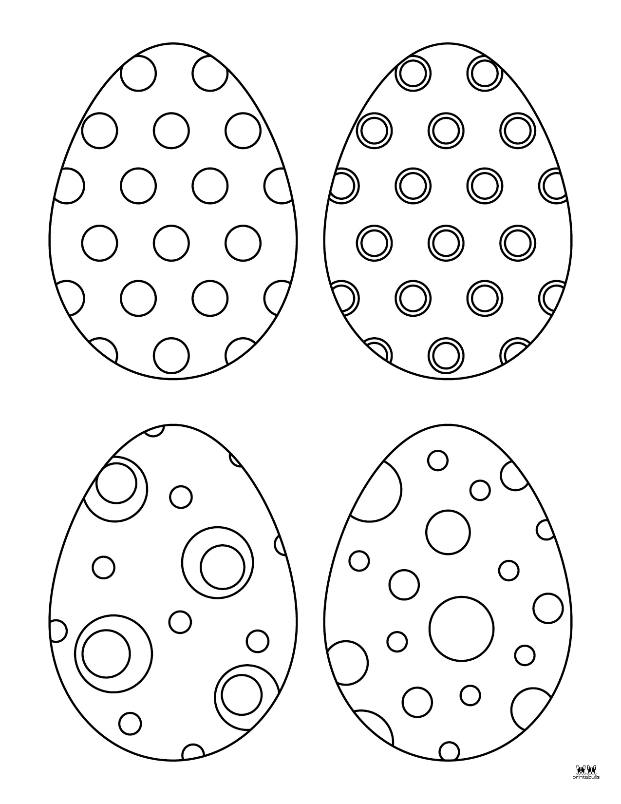 Easter Egg Templates & Coloring Pages - 129 FREE Pages | Printabulls