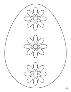 Easter Egg Templates & Coloring Pages - 129 FREE Pages | Printabulls