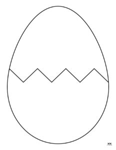 Easter Egg Templates & Coloring Pages - 129 FREE Pages | Printabulls