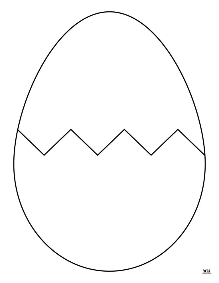 Easter Egg Templates & Coloring Pages - 129 FREE Pages | Printabulls