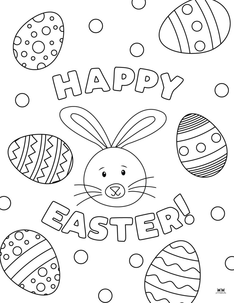 Easter Coloring Pages - 51 FREE Printables | Printabulls