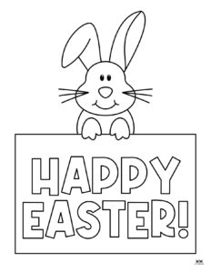 Easter Coloring Pages - 51 FREE Printables | Printabulls