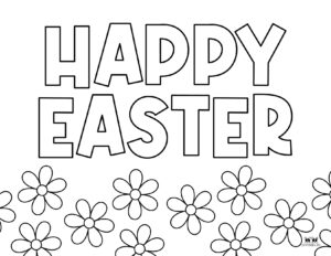 Easter Coloring Pages - 51 FREE Printables | Printabulls