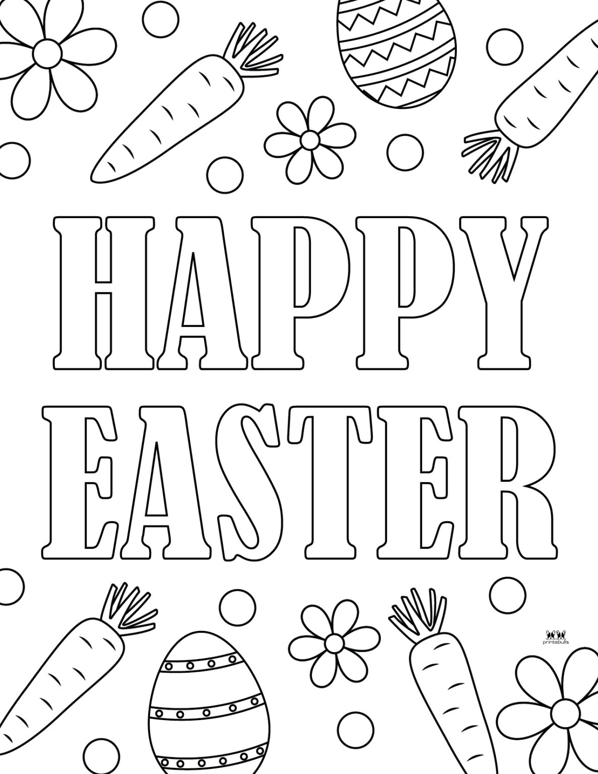 Easter Coloring Pages - 51 FREE Printables | Printabulls