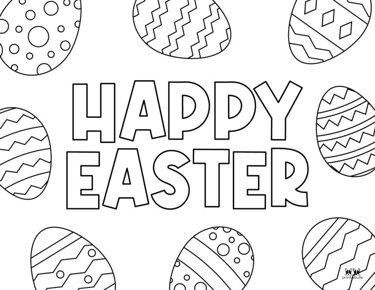 Easter Coloring Pages - 51 FREE Printables | Printabulls