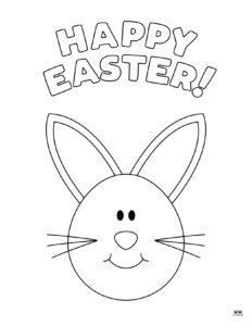 Easter Coloring Pages - 51 FREE Printables | Printabulls