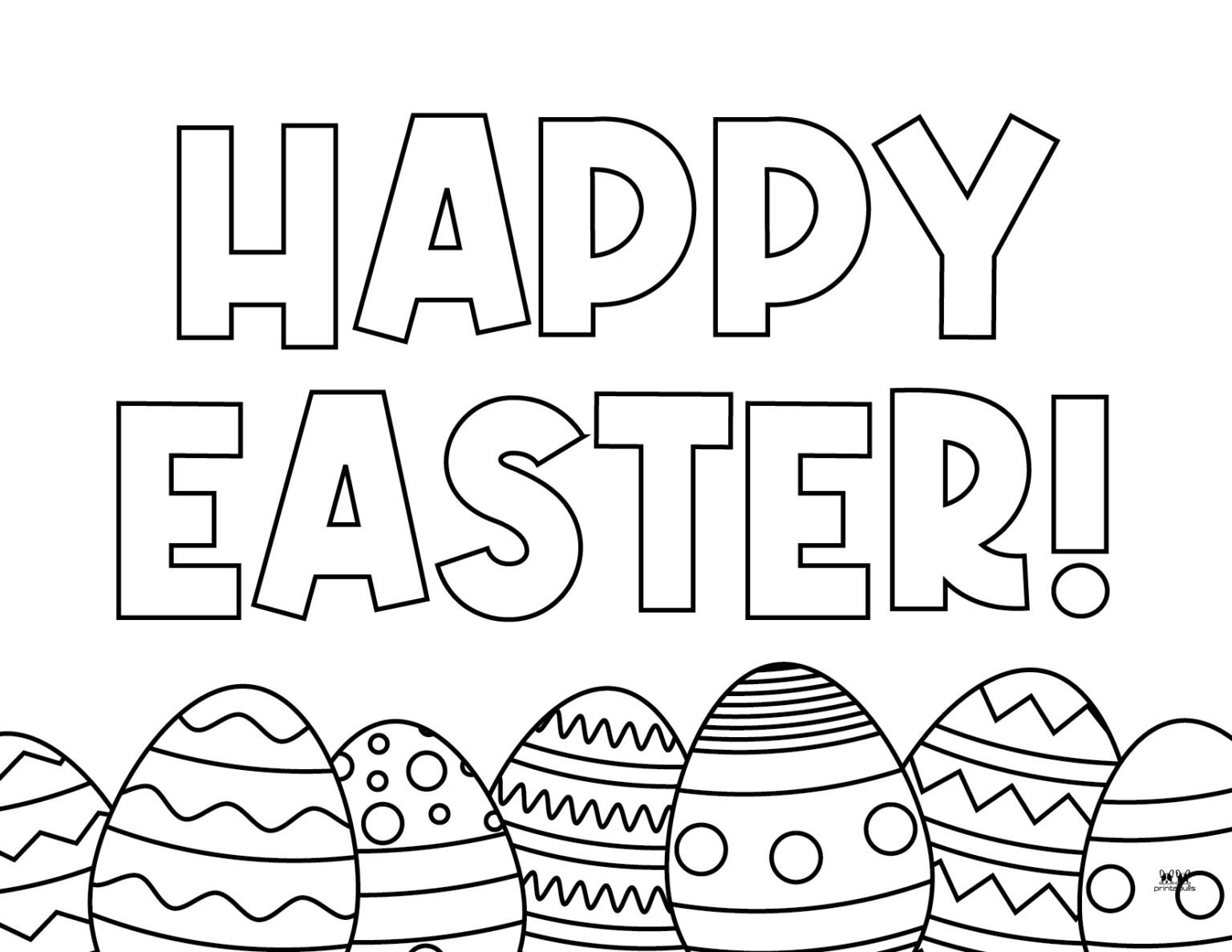 Easter Coloring Pages - 51 FREE Printables | Printabulls