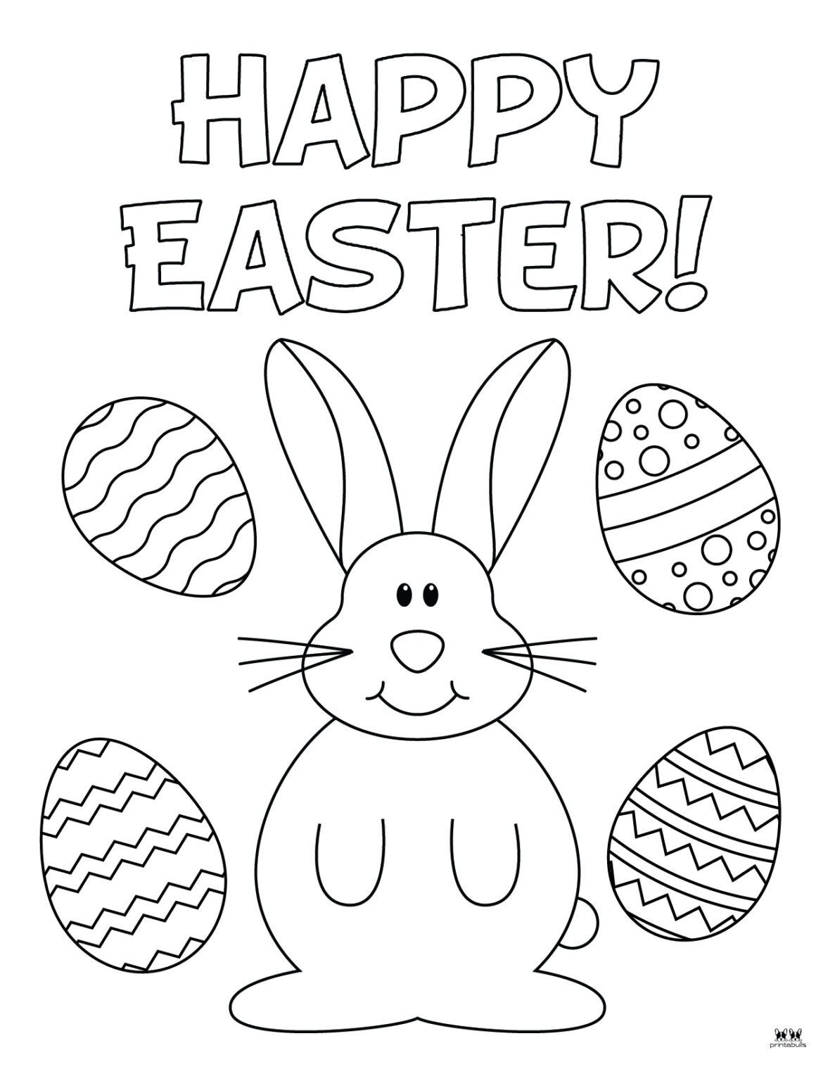 Easter Coloring Pages - 51 FREE Printables | Printabulls