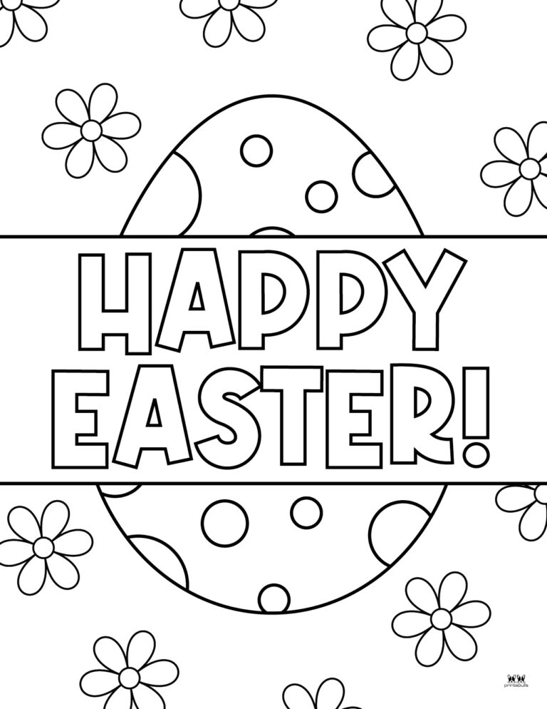 Easter Coloring Pages - 51 FREE Printables | Printabulls