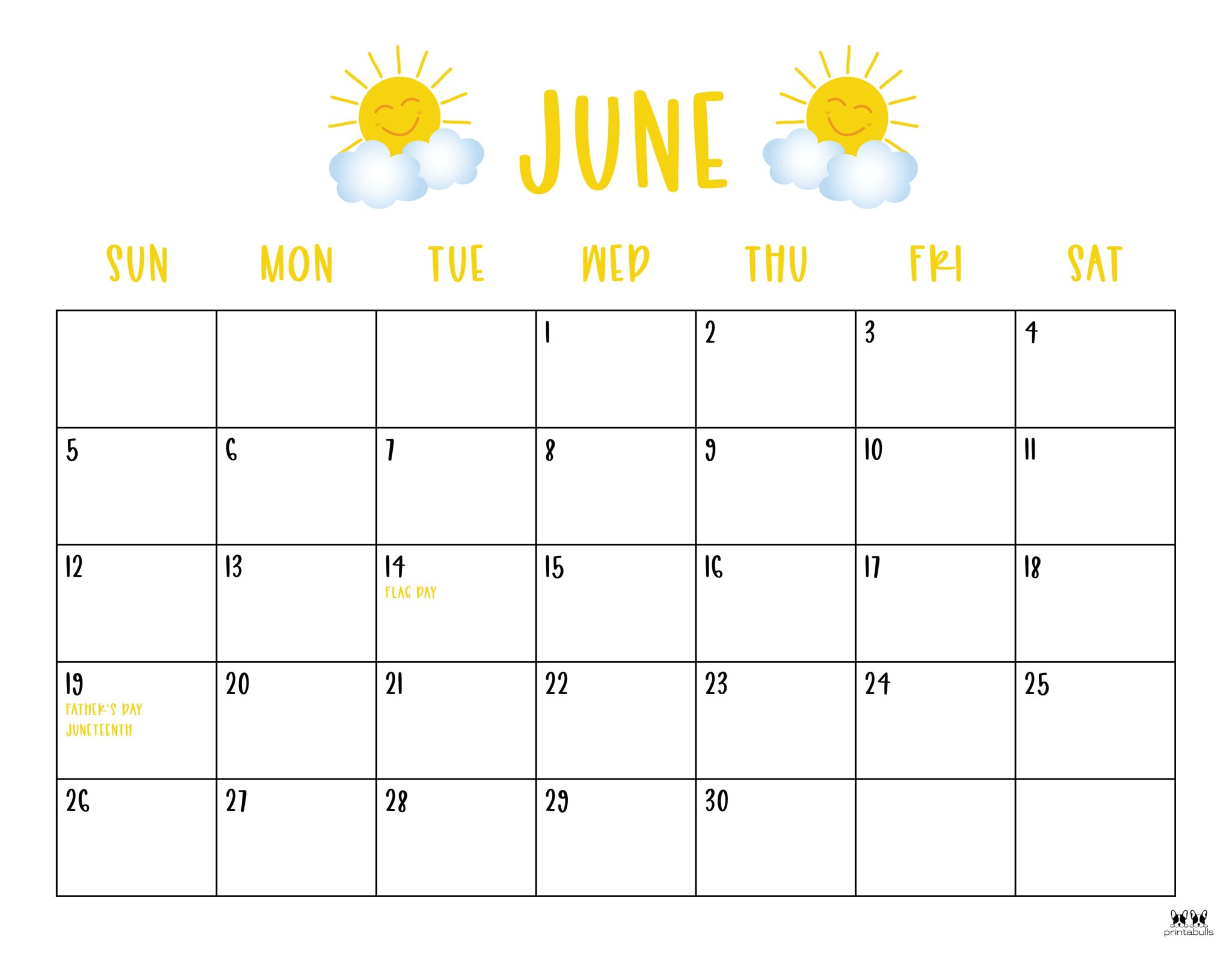 June 2022 Calendars 25 Free Printables Printabulls 4545