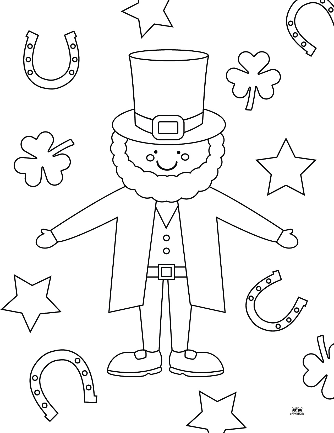 Leprechaun Coloring Pages & Templates - 50 FREE Printables | Printabulls