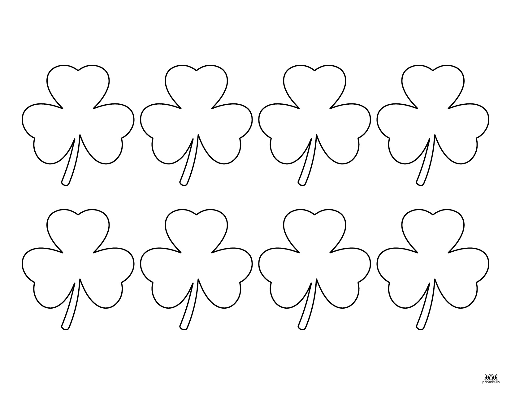 Shamrock Templates & Coloring Pages - 30 FREE Printables | Printabulls