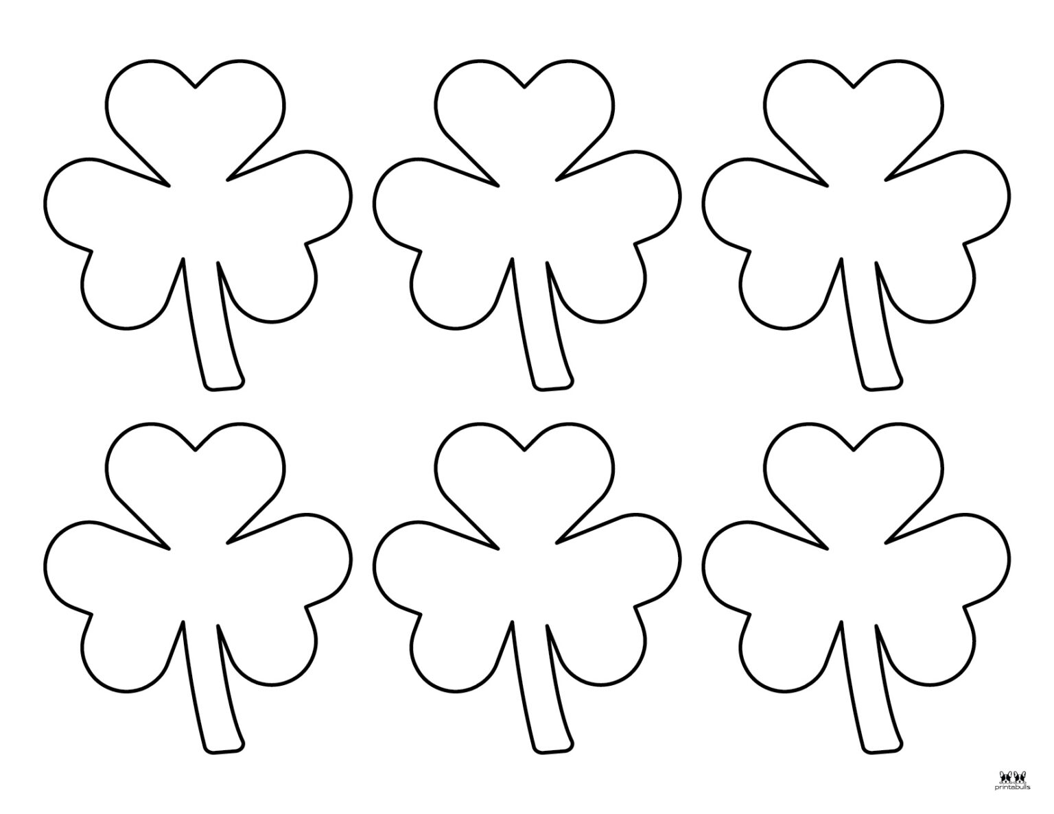 Shamrock Templates & Coloring Pages - 30 Free Printables 