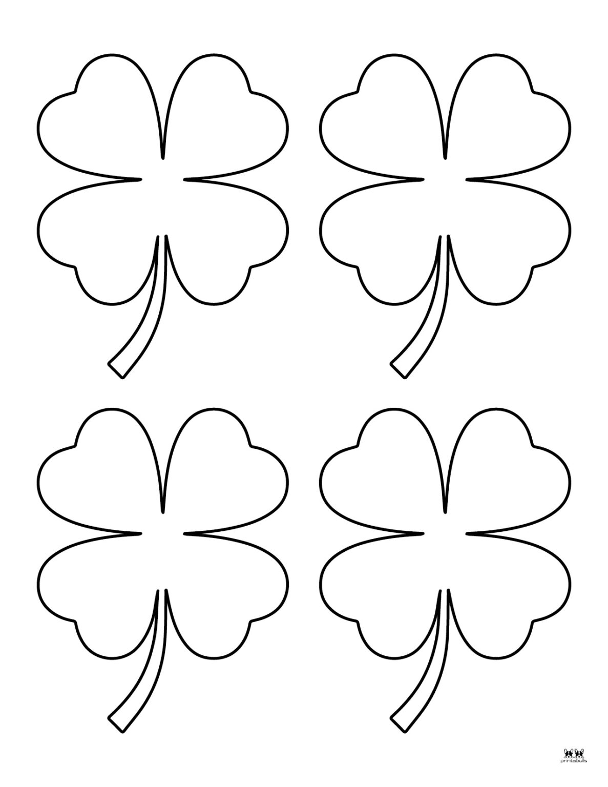 Shamrock Templates & Coloring Pages - 30 FREE Printables | Printabulls